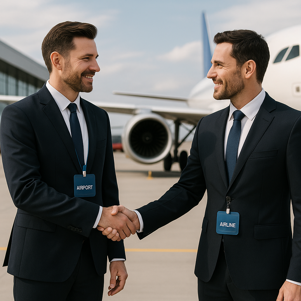 Jak wygląda współpraca między portami lotniczymi a liniami lotniczymi.