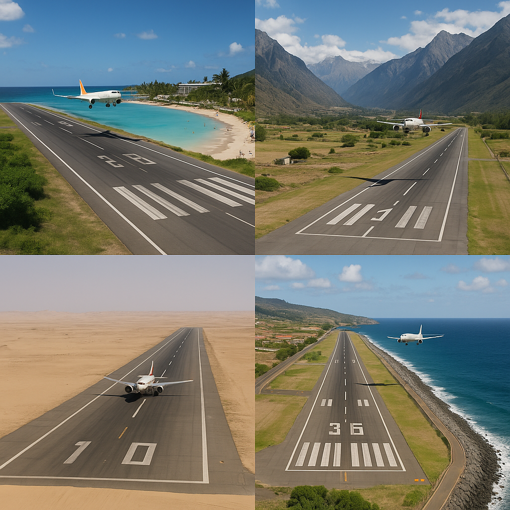 Lotniska na świecie z wyjątkową lokalizacją – plaże, góry, pustynie.