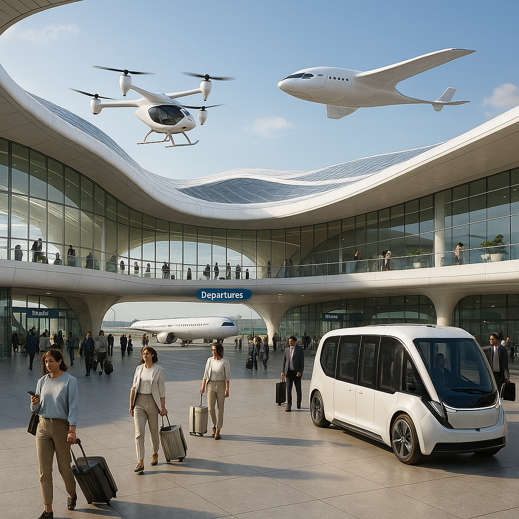 Lotniska przyszłości – jak będzie wyglądać podróż za 20 lat.