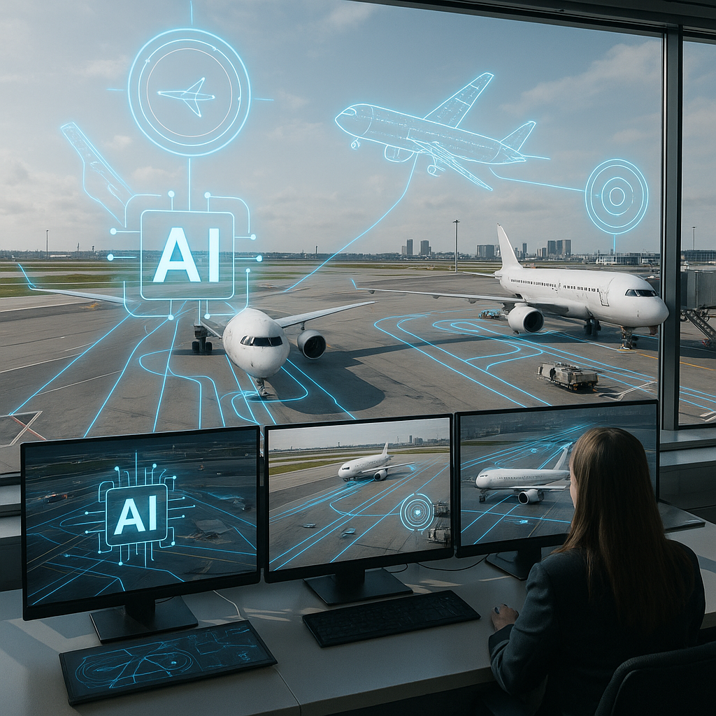Lotniska przyszłości – jak sztuczna inteligencja zmienia zarządzanie ruchem.