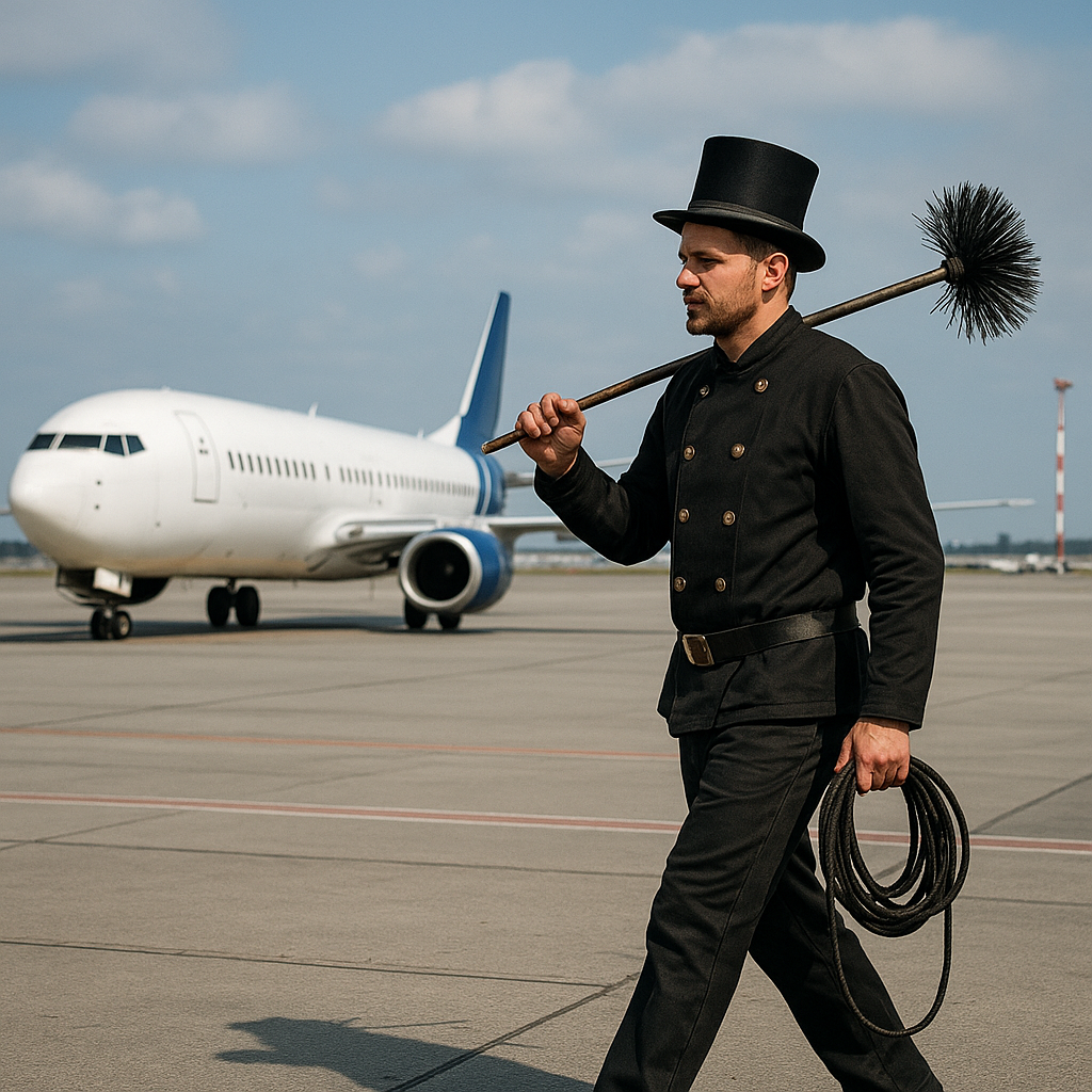 Czy kominiarze pracują na lotniskach?