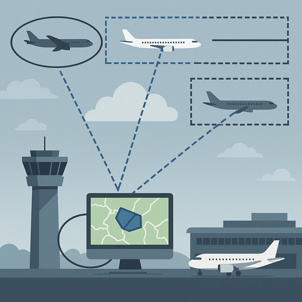 Jak działa system rezerwacji przestrzeni powietrznej nad lotniskami.