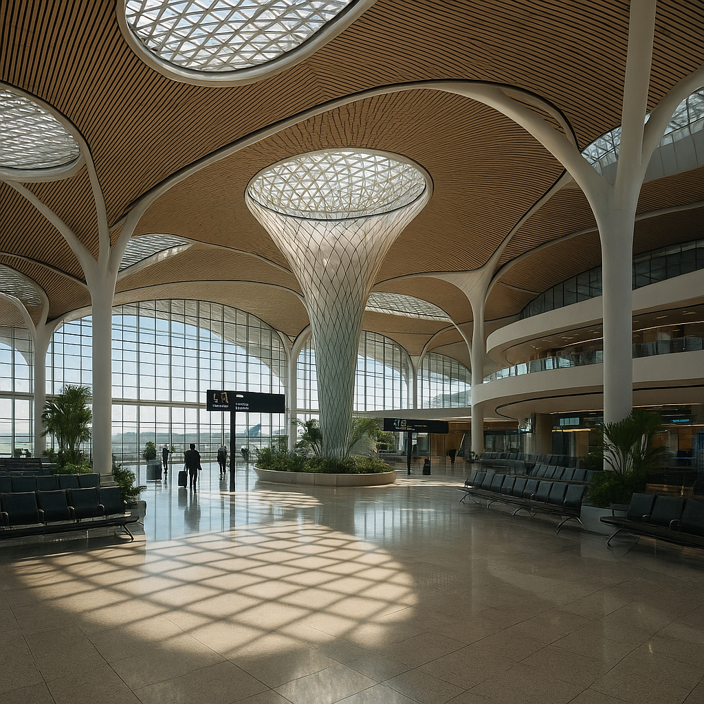 Najpiękniejsze lotniska świata – architektura, design i technologia.