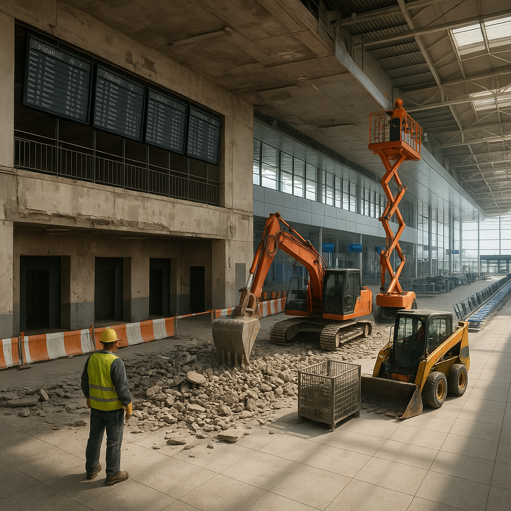 Jak wygląda proces modernizacji starych terminali pasażerskich.