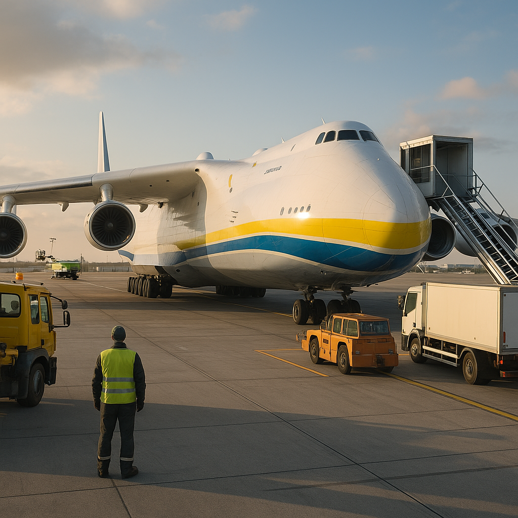 Jak wygląda przygotowanie lotniska do obsługi największych samolotów świata.
