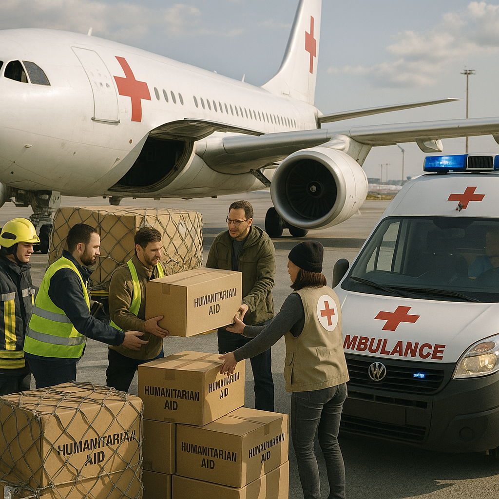 Jak porty lotnicze wspierają ratownictwo i działania humanitarne.