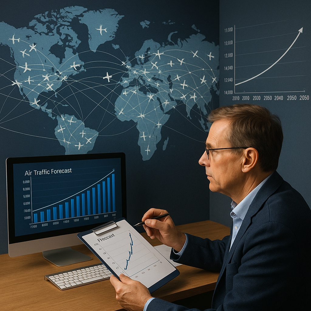 Jak powstają prognozy ruchu lotniczego – planowanie na dekady do przodu.