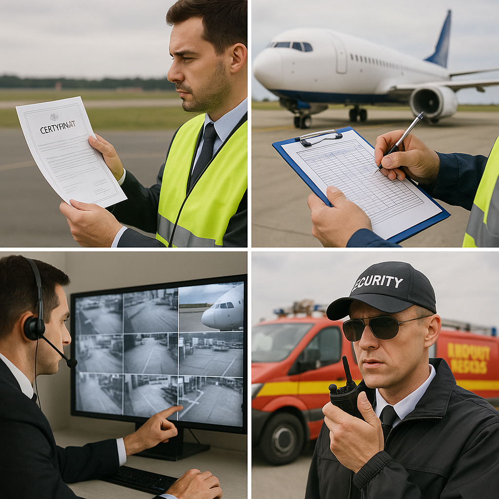 Jak wygląda proces certyfikacji bezpieczeństwa lotniska w Polsce.