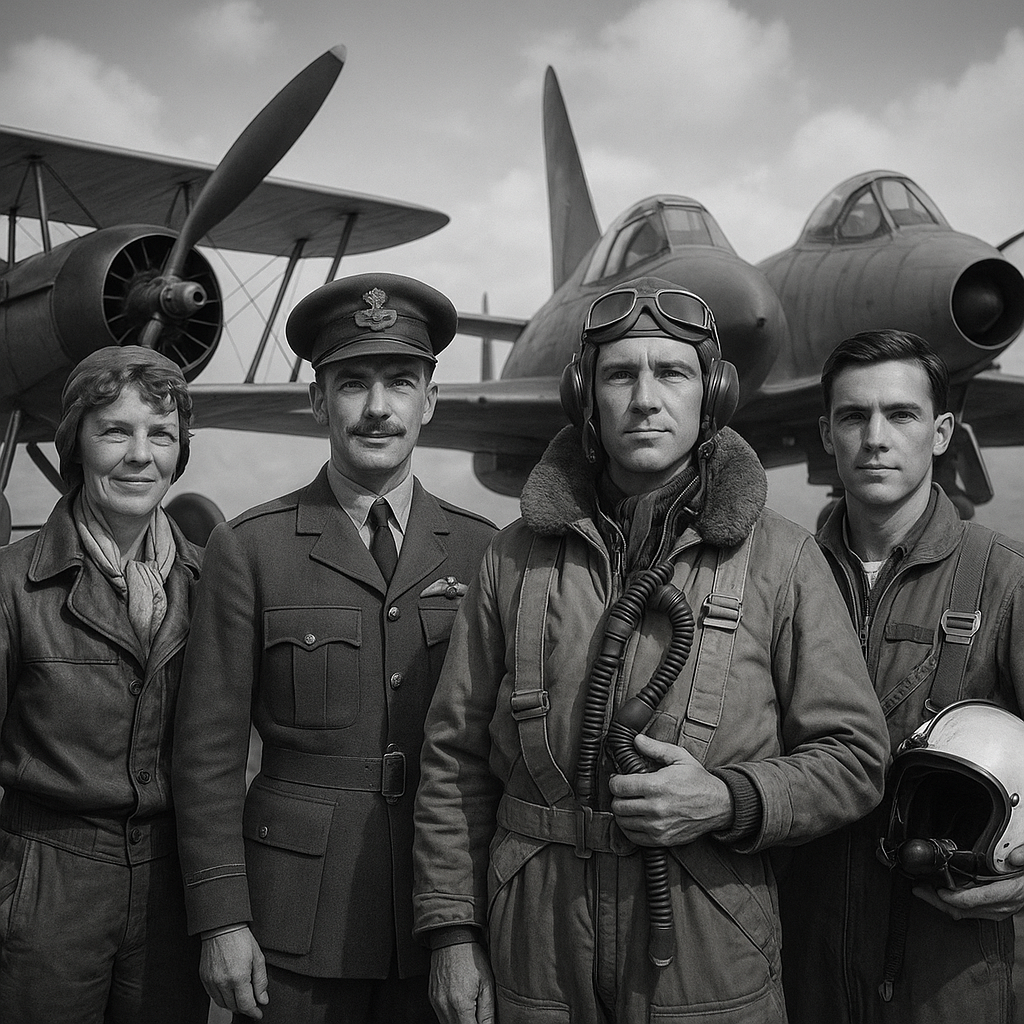 Legendy lotnictwa – piloci, którzy zmienili świat.