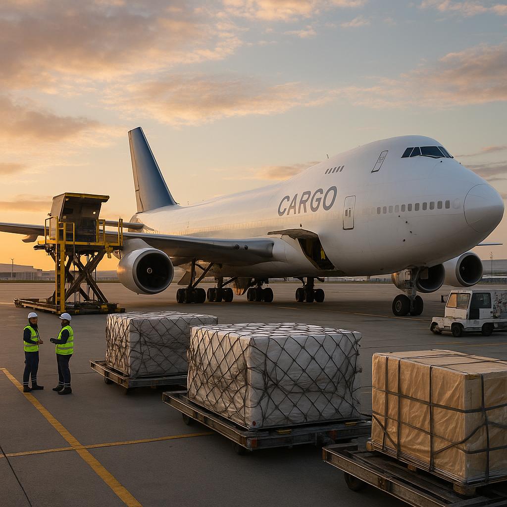 Jak wygląda współpraca portów lotniczych z liniami cargo.