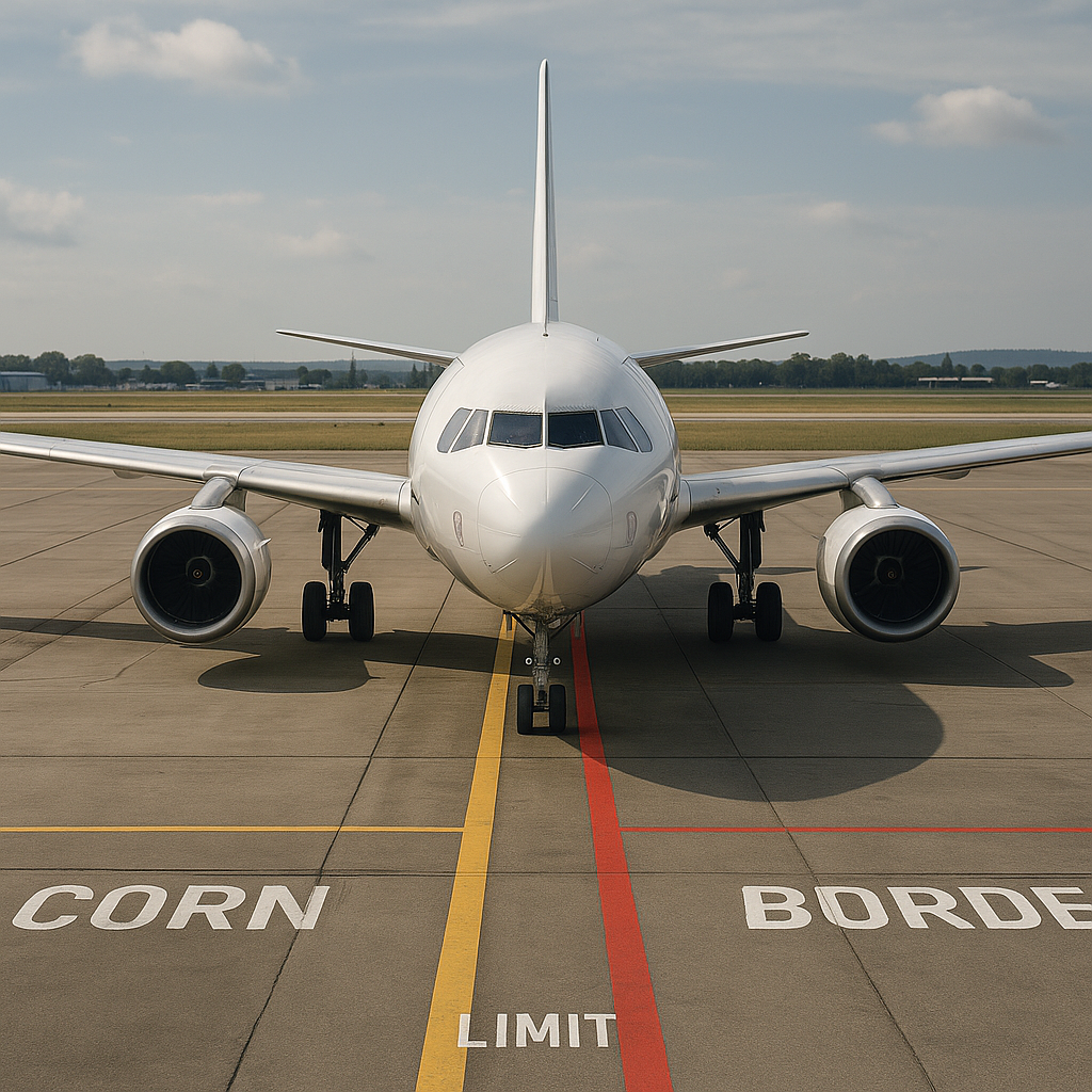 Lotniska na granicach państw – gdzie jedno skrzydło samolotu jest już w innym kraju.