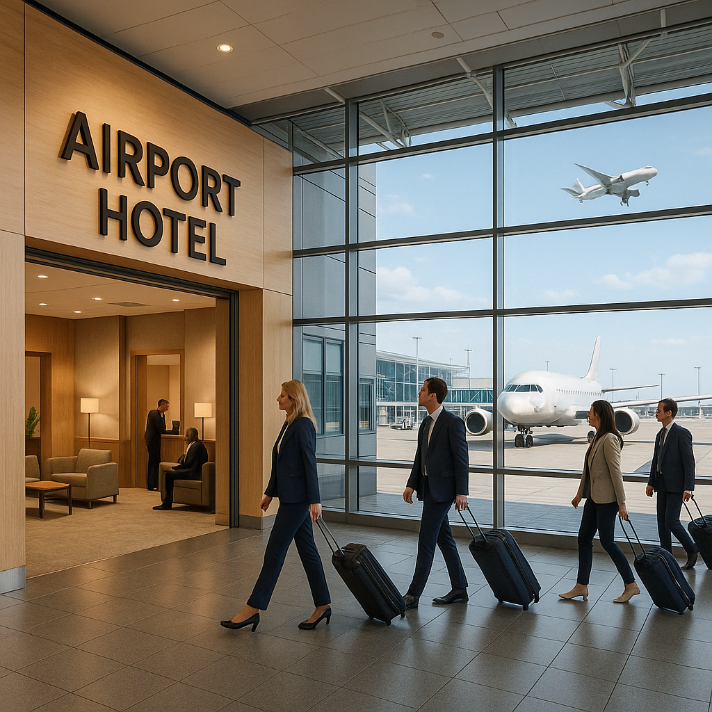 Lotniska z hotelami w terminalach – wygoda dla pasażerów w tranzycie.