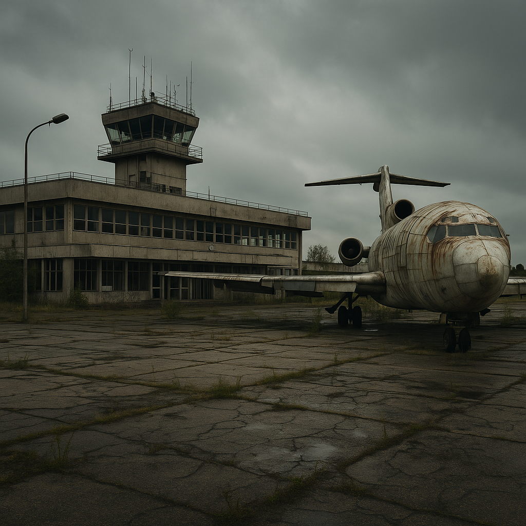 Lotniska-widma – opuszczone porty, które kiedyś tętniły życiem.