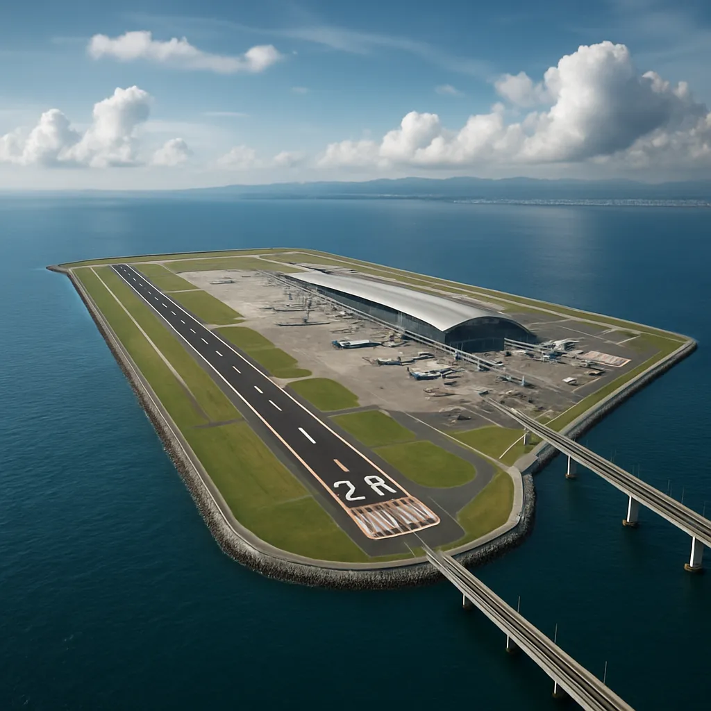 Porty lotnicze zbudowane na wyspach – cuda inżynierii i logistyki.