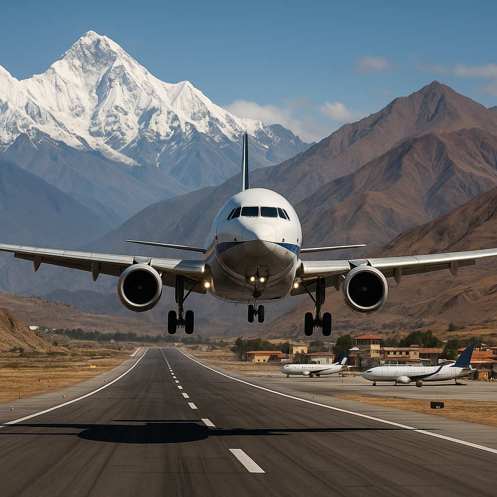 Najwyżej położone porty lotnicze świata – loty w cieniu Himalajów i Andów.