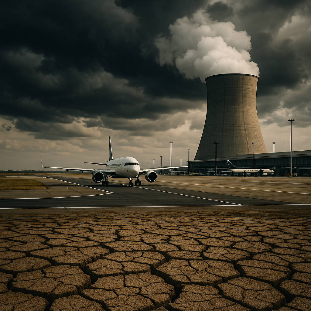 Porty lotnicze a zmiany klimatu – wyzwania dla przyszłości transportu.