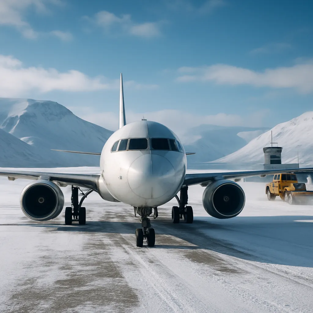 Porty lotnicze w regionach arktycznych – jak działa lotnictwo w ekstremach.